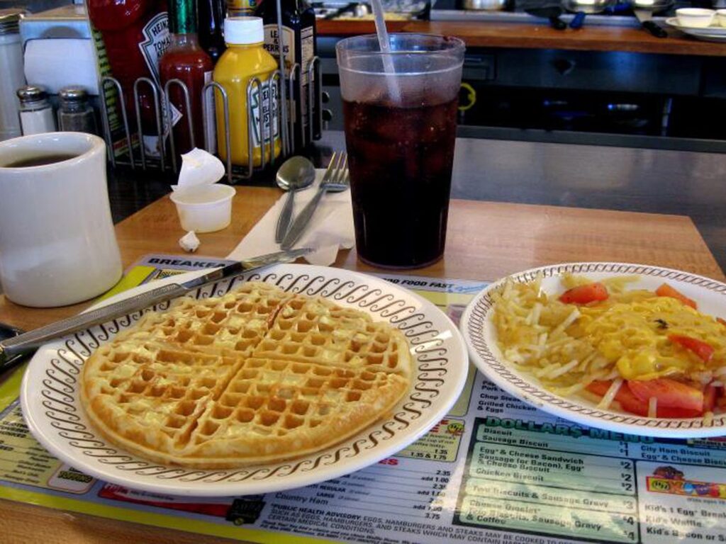 Breakfast Waffle House Menu